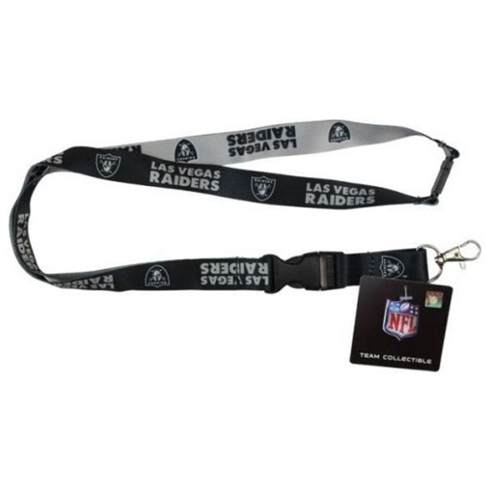 Las Vegas Raiders NFL Mojo Double Sided Lanyard